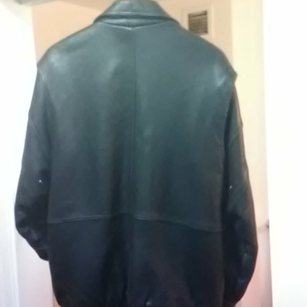 Me men's soft black faracci jacket size XL-TALL